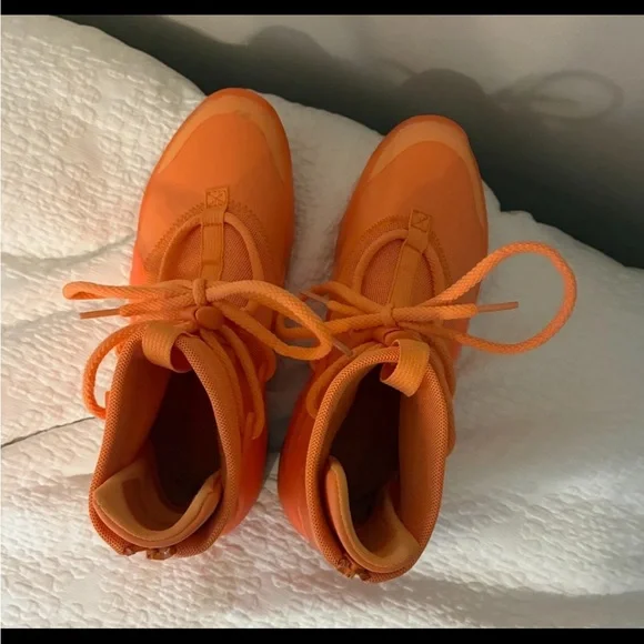 Size 8 - Nike Air Fear Of God 1 Orange Pulse Good Condition No Box - Picture 12 of 14